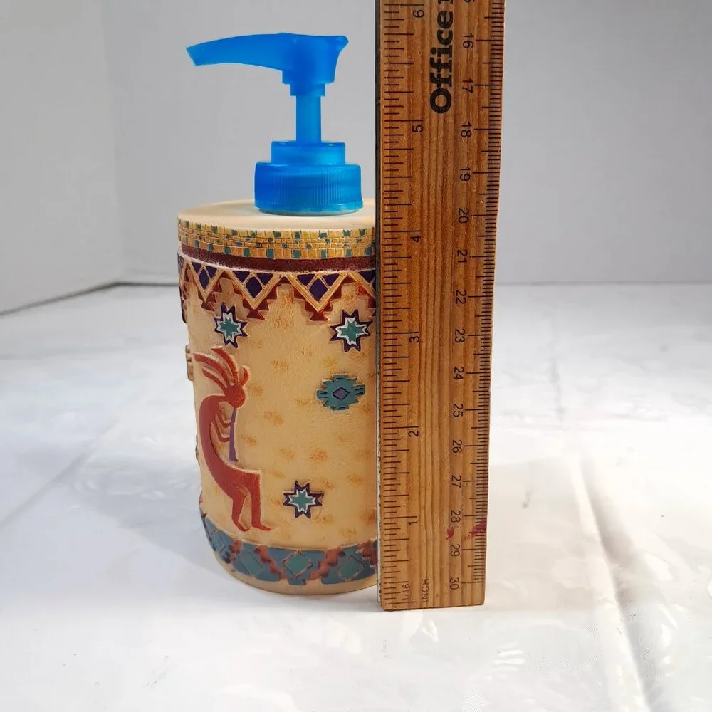 Kokopelli soap pump‎ lotion dispenser southwestern native bathroom dancing man